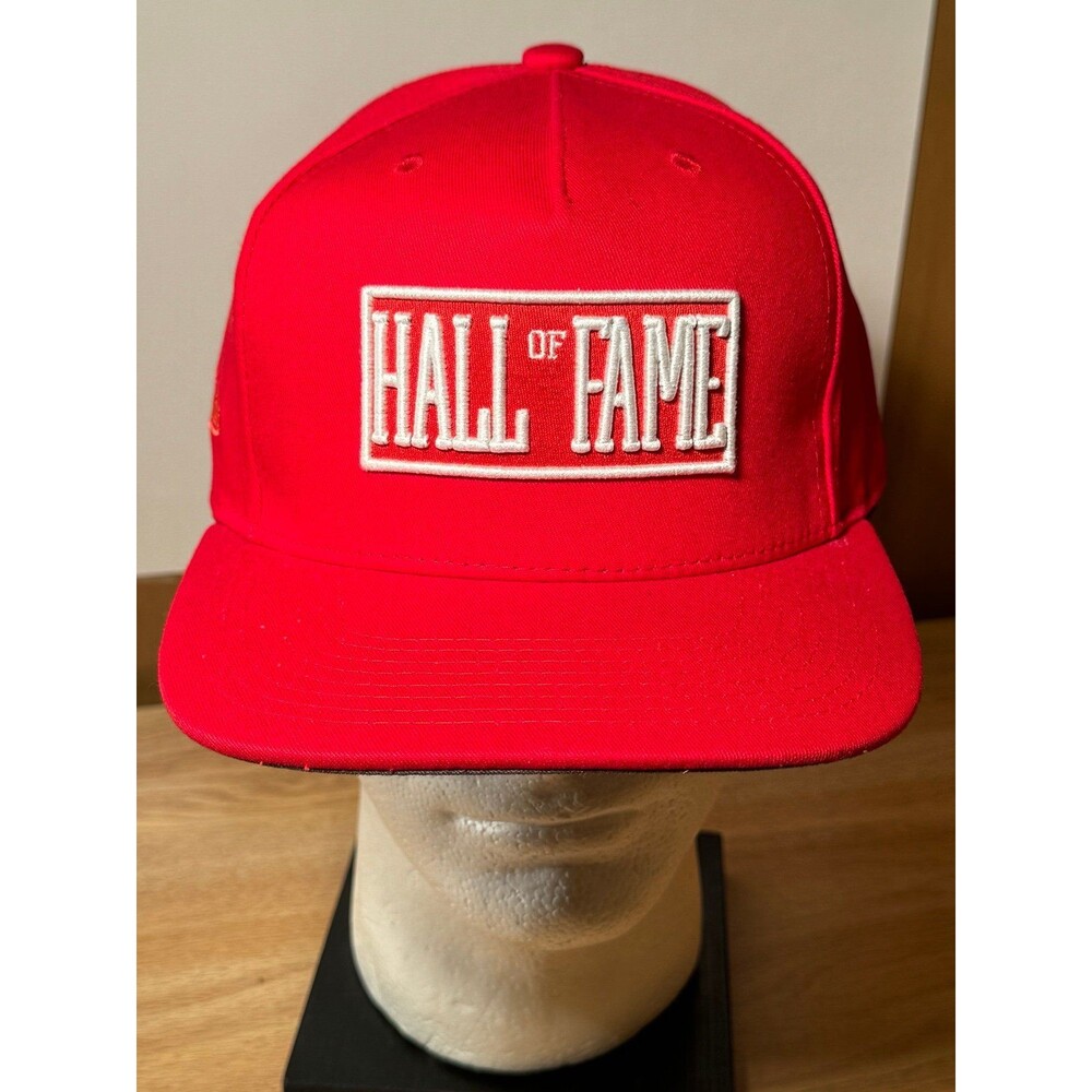Hall of Fame 2nd Sucks Red Logo‎ Snapback Hat Cap Like New